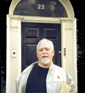 Robert Anton Wilson in London. Photo © James Nye 1992